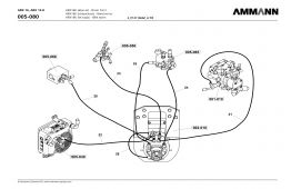 ARX16K Hose set - Drum rear OFFSET 4-S1211666Z_A