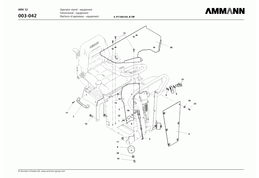 Operator stand - equipment 4-S1186104_B